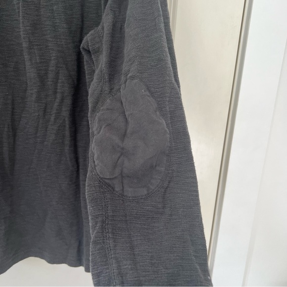 Grey Calvin Klein Jeans Knit Cotton Quarter Zip Sweater Jacket - Picture 7 of 7